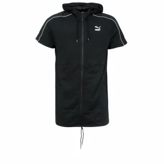 PUMA XTREME Reißverschluss up schwarze Baumwoll Herren Kapuze -Häuse 573544 01 P1a