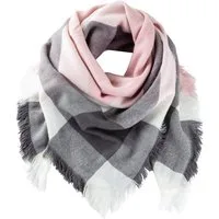 bonprix Halstuch, aus Polyacryl und Polyester, mehrfarbig, mit Fransen