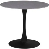 HELA Bistrotisch PAOLA Esstisch rund, 90 cm, robuste Steinplatte, verschiedene Steinfarben, Pflegeleicht
