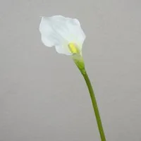 Kunstblume Künstliche Calla, weiß, natürlich anfühlend, 58cm, 7x11cm Calla, artplants, Höhe 55.0 cm
