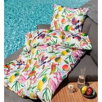 Janine Bettwäsche Modern Art 4214742147 09 * 155X220,80x80, Mako-Satin, mit Reißverschluss