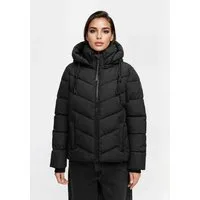 Marikoo Winterjacke Sahnemausii mit abnehmbarer Kapuze und hohem Kragen