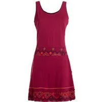 Vishes Sommerkleid Damen Trägerkleid Jersey Ethno Azteken Bordüre Alternative Mode, Boho, Hippie, Ethno, Festival