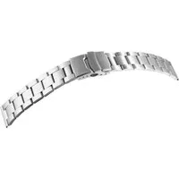 STEINMEISTER Uhrenarmband aus Edelstahl mit Faltschließe