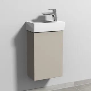 Sanipa 3way Waschtischunterbau zu Villeroy & Boch Avento Waschtisch mit 1 Tür, Kaschmir-Matt SP6271U