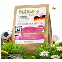 halmland Rasensamen Halmland Premium Rasensamen 5kg schnellkeimend für Sport & Spiel 200m²