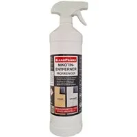 CleanPrince Nikotinentferner Profireiniger 1 Liter Reinigungskonzentrat (Reinigung von Nikotin und Ruß befallenen Oberflächen)