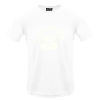 Diesel - Monotone - Weißes T-shirt „property Of Denim Division"