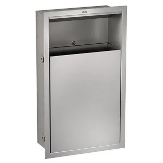 KWC Aquarotter Abfallbehälter, RODAN, Edelstahl, 410x690x170 mm, Unterputz, ca. 23 l, 2000101344 2000101344