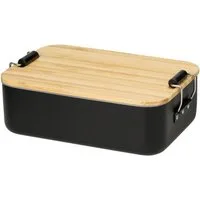 elasto Lunchbox Lunchbox mit Holzdeckel - Brotdose für Kinder & Erwachsene