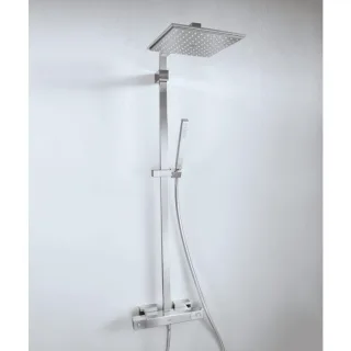 Grohe Euphoria Cube 230 Duschsystem 26087000 chrom, Wandmontage, Duscharm 40 cm