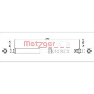 Metzger Bremsschlauch hinten links Discovery Range