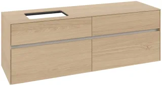 Villeroy & Boch Waschtischunterschrank Collaro C12100 1600x548x500mm Nordic Oak C12100VJ