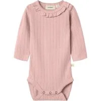 Lil' Atelier Langarmbody NBFRACHEL NIS LS SLIM BODY LIL NOOS mit Rüschen