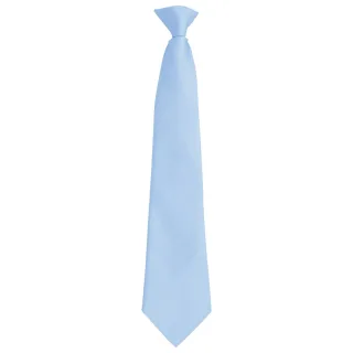Premier - "Colours Fashion" Krawatte Zum Anklemmen für Herren/Damen Unisex (Mittelblau)