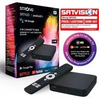 Strong Streaming-Box SRT 420, Video-Streaming: Netflix, Youtube, Amazon Prime Video, Disney+