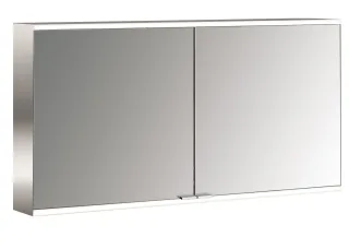 emco LED-Lichtspiegelschrank prime 2 Facelift Aufputz, 1300 mm, 2-türig, IP 20 Rückwand weiß, 949706 949706347