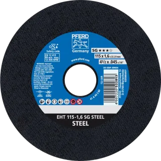PFERD TOOLS Trennscheibe EHT gerade Leistungslinie SG STEEL für Stahl - 61330122