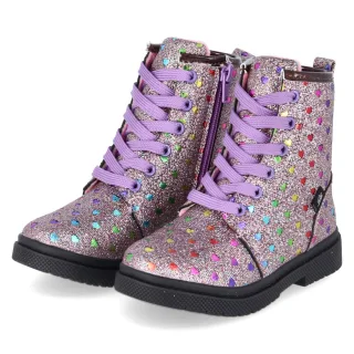 Lico Stiefeletten ISALIE  Lila - Gr. 25 -  Textil