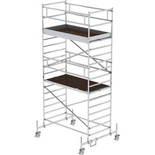 Munk Rollgerüst 1,35 x 2,45 m mit Fahrbalken & Doppel-Plattform - 174436