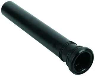 GROHE Verlängerung 37105 300mm lang für Wandeinbau Spülrohr schwarz, 37105K00 37105K00