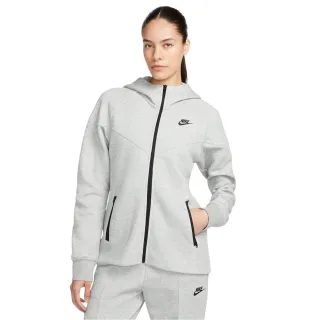 Nike - "Windrunner" Hoodie mit durchgehendem Reißverschluss für Damen, Fleece (Grau)