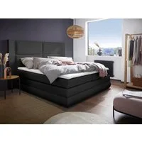 COLLECTION AB Boxspringbett Copenhagen, inklusive Bettkasten, Topper, wahlweise mit LED-Beleuchtung