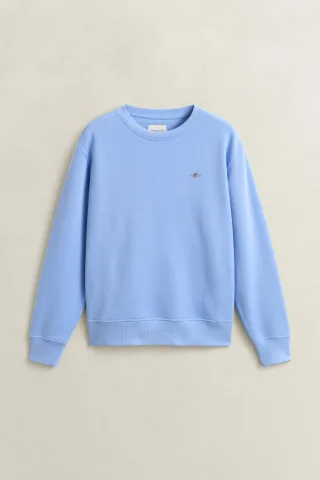 GANT - Shield Rundhals-Sweatshirt hydrangea blue - Gr. - L