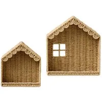 vertbaudet Wandregal Wandregale HAUS Kinderzimmer, 2er-Set