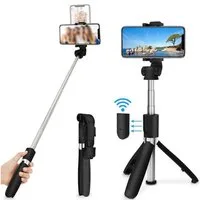 FELIXLEO Handy-Halterung Bluetooth Selfie-Stick Stativ Erweiterbar Stange Smartphone-Halterung, (1-tlg)