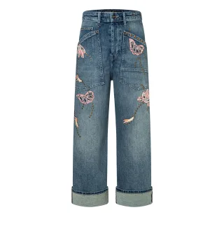 MAC - MAC JEANS - BAGGY, Authentic comfort denim blau - Gr. - 34