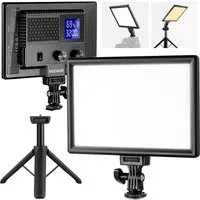 Neewer Videoleuchte NL-116AI 9" LED Videolicht Panel dimmbares weiches Licht