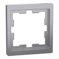 Rahmen einfach eds D-Life System Design MEG4010-6536 edelstahl, Retail