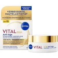 Nivea Gesichtspflege VITAL Soja Anti-Age Straffende Tagespflege LSF 15 50ml, 1-tlg., 50 ml