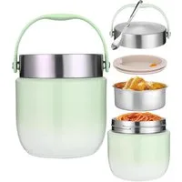 FELIXLEO Thermobehälter Warmhaltebehälter 1200ml Thermobehälter Für Essen Outdoor, (1-tlg)