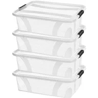 Siena Home Aufbewahrungsbox Anzio (Set, 4 St), Kunststoff, 100% recyclebar