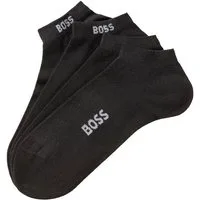 BOSS Socken 2P AS Logo Bamboo (Packung, 2-Paar) mit doppelten Logoschriftzug