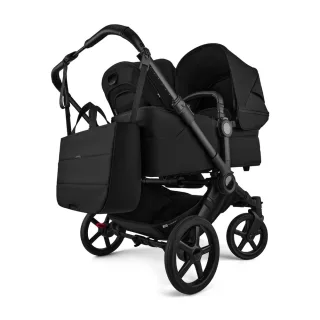 Bugaboo Donkey 6 Twin Complete Black/Heritage Black Kinderwagen-Set mit Liegewannen und Sitze