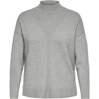 ONLY CARMAKOMA Stehkragenpullover CARPRINCESS LS HIGHNECK KNT NOOS Viskosemischung, normal geschnitten