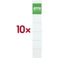 Otto Office Etiketten, für Ordner, 10 Stück, 30x188 mm, zum Einstecken