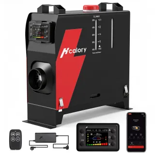 HCALORY HBS-3 5-8KW Diesel Heater Portable Diesel Air Heater with App Control 10-Temperature Settings Auto Start-Stop 12