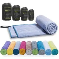 LightDry Reisehandtuch LightDry Reisehandtuch – Leichtes Mikrofaser-Sport und Strandhandtuch, Sport, Strand & Badehandtuch