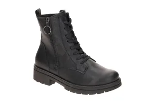 Waldl?ufer 648803 K-ZOE Damen Stiefeletten in schwarz - bequeme und komfortab...