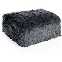Wohndecke TIFANY/1 Flauschige Decke Kunstfell Überwurf Sofadecke Kniedecke, Design91, 200x220 70x160 150x200 170x210 cm