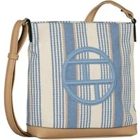 TOM TAILOR Umhängetasche Gilda, Damen Schultertasche in sommerlichem Streifen-Look