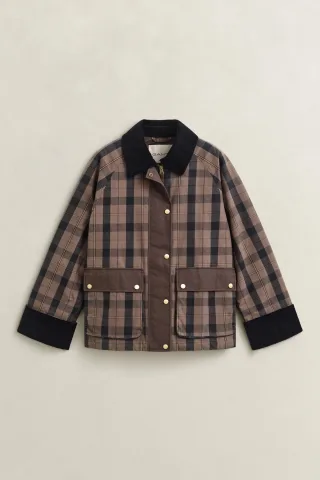 GANT - Gewachste Karojacke faded taupe - Gr. - M