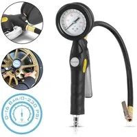 STAHLWERK Reifenfüllmessgerät Druckluft-Reifenfüllpistole DRA-162 ST, Manometer