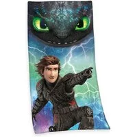 Badetuch Dragons 3, Velours (1-St), mit Drachenmotiv