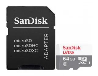 SanDisk Ultra | sdsqunr-064g-gn3ma | Flash-Speicherkarte (microSDHC/SD-Adapter