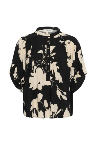 Kurzarm-Bluse SLArjana Kurzarm-Bluse Lockere Passform
